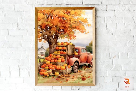 Download Maple Tree &amp; Old Truck Wall Art - Truck wall art Collection