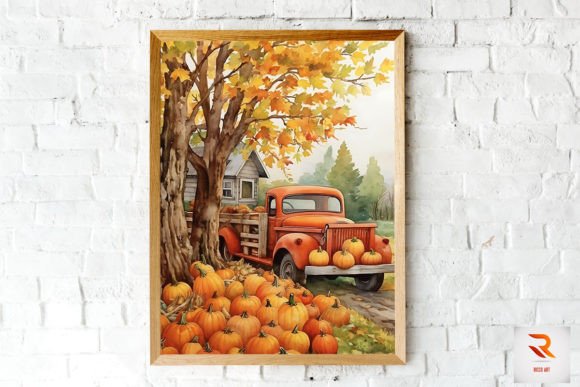 Download Maple Tree &amp; Old Truck Wall Art - Premium Resources