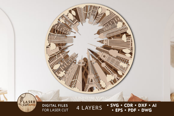 Download Multilayered&nbsp;World&nbsp;Laser Cut File - Multilayer Collection